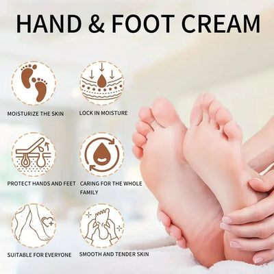 Lavender Hand and Foot Care Moisturizing Cream.