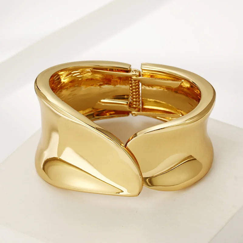 Luxury Gold Color Bangles Bracelet.