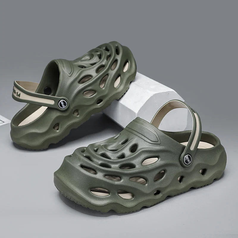Comfortable Soft Outdoor Sandals Slippers Beach Clogs.