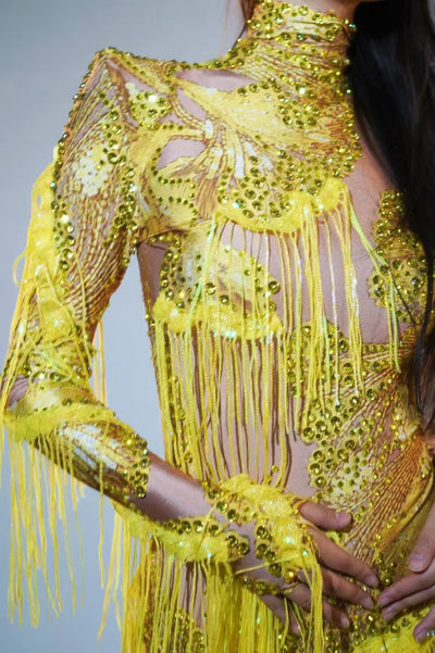 Sexy Singer Dancer Stage Wear.