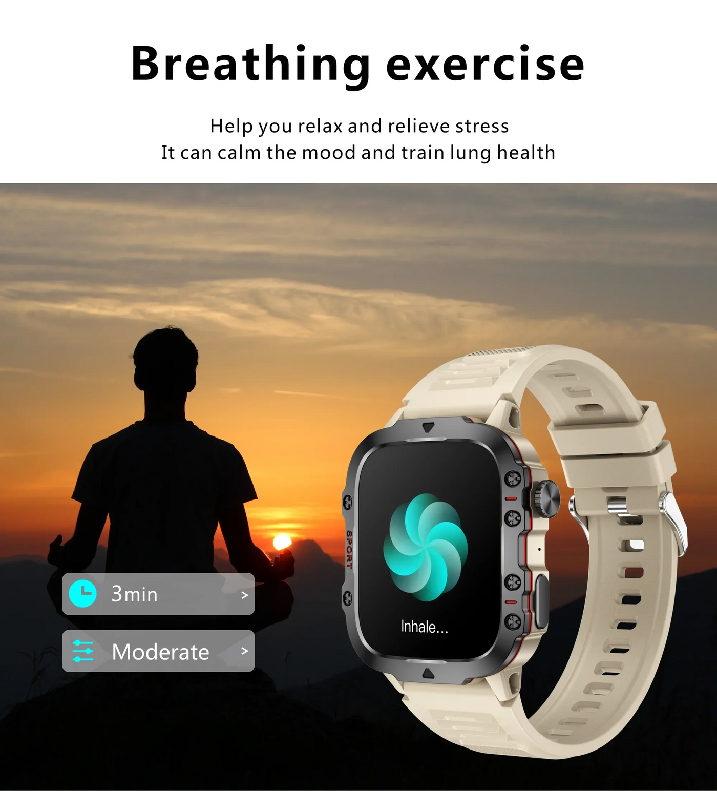 Smartwatch Waterproof Bluetooth Call Ai Voice.