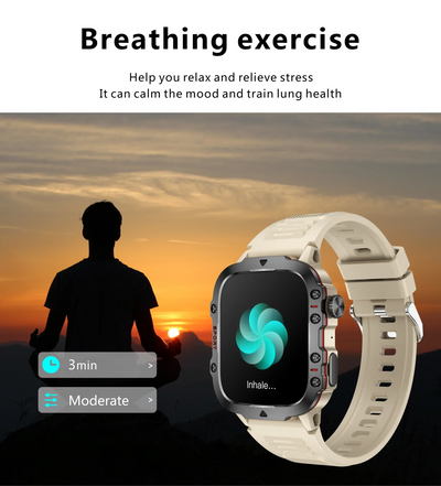 Smartwatch Waterproof Bluetooth Call Ai Voice.
