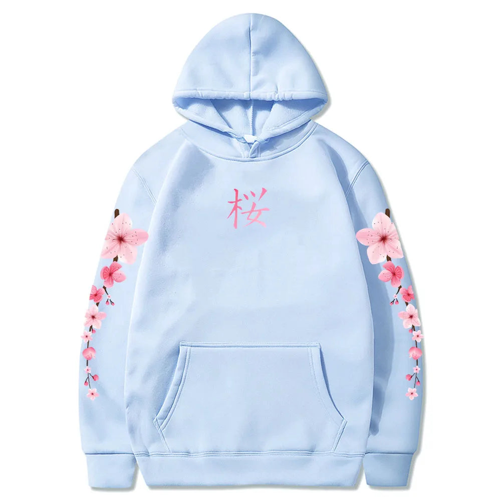 Japanese Blossom Sakura Graphic Hoodies.