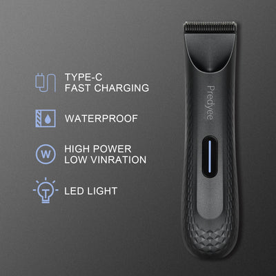 Electric Groin Hair Trimmer for Men Body Groomer.