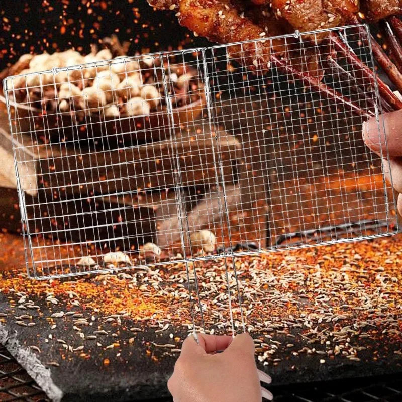 BBQ Mesh Non-Stick Grilling Basket.