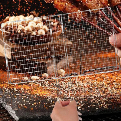 BBQ Mesh Non-Stick Grilling Basket.