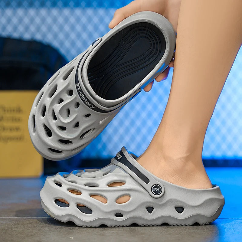 Comfortable Soft Outdoor Sandals Slippers Beach Clogs.