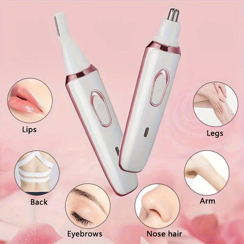 4 In 1 Electric Lady Shaver, Body Hair Removal Epilator, Painless.