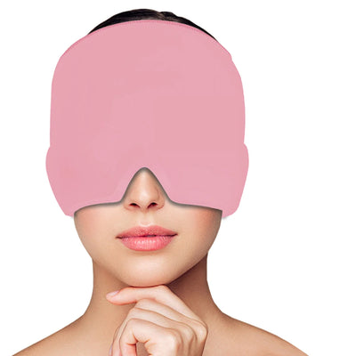 Head Massager Cap Gel Hot Cold Therapy.