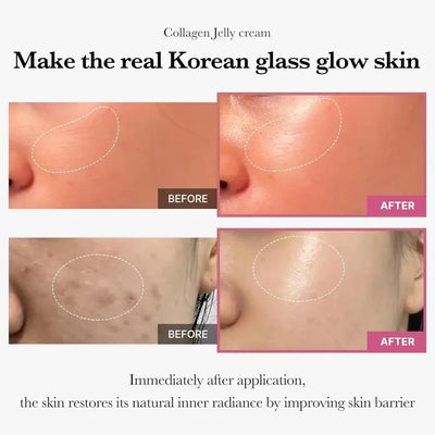 Collagen Jelly Cream Deep Hydrates Firming Glowing Reduce Wrinkle.
