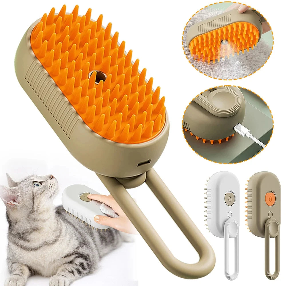 Steam Cat Hairbrush Vaporizer.
