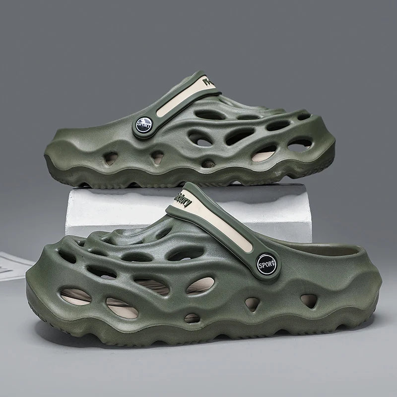 Comfortable Soft Outdoor Sandals Slippers Beach Clogs.
