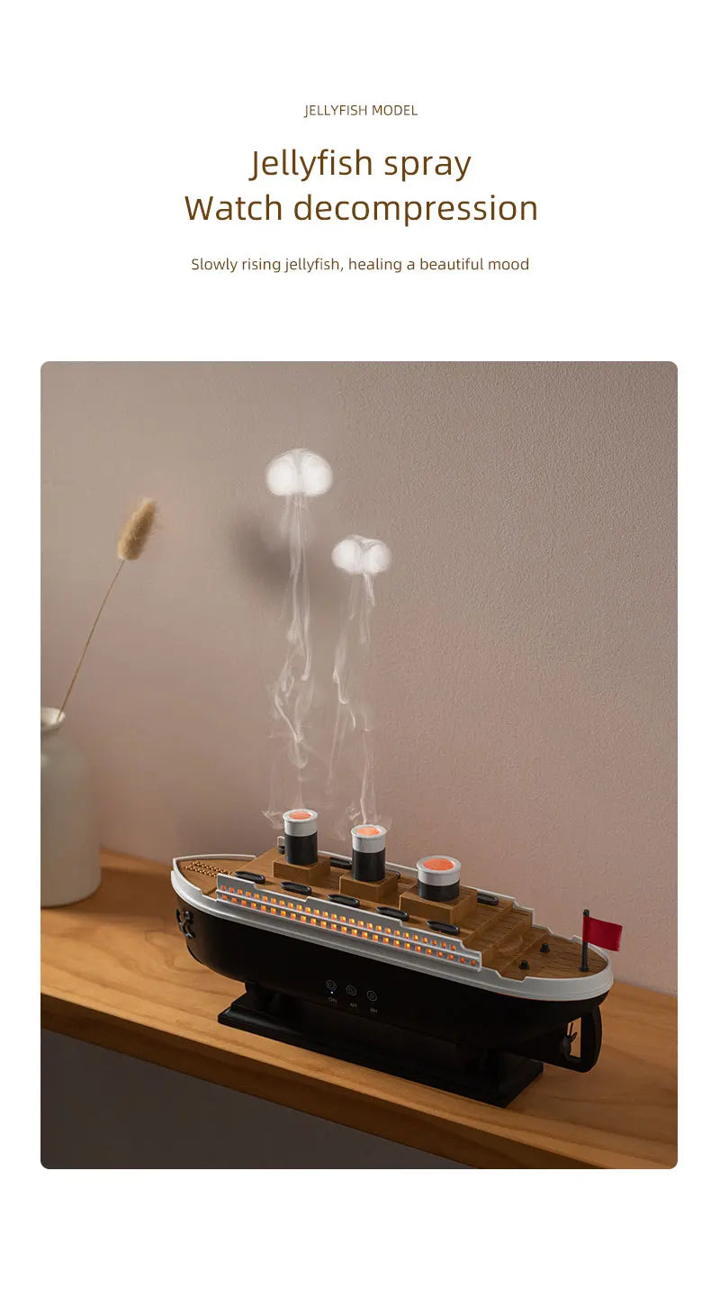 Air Humidifier Jellyfish Smoke Ring Spray.