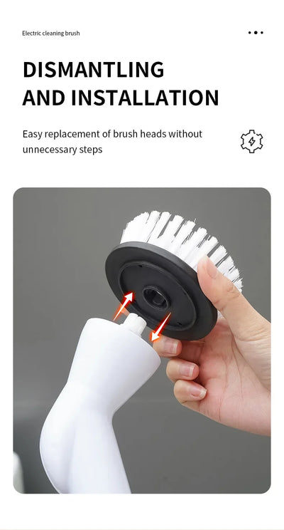 Wireless Electric Cleaning Brush.
