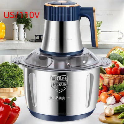 Meat Grinder Food Processors Crusher Vegetable and Fruit Chopper.