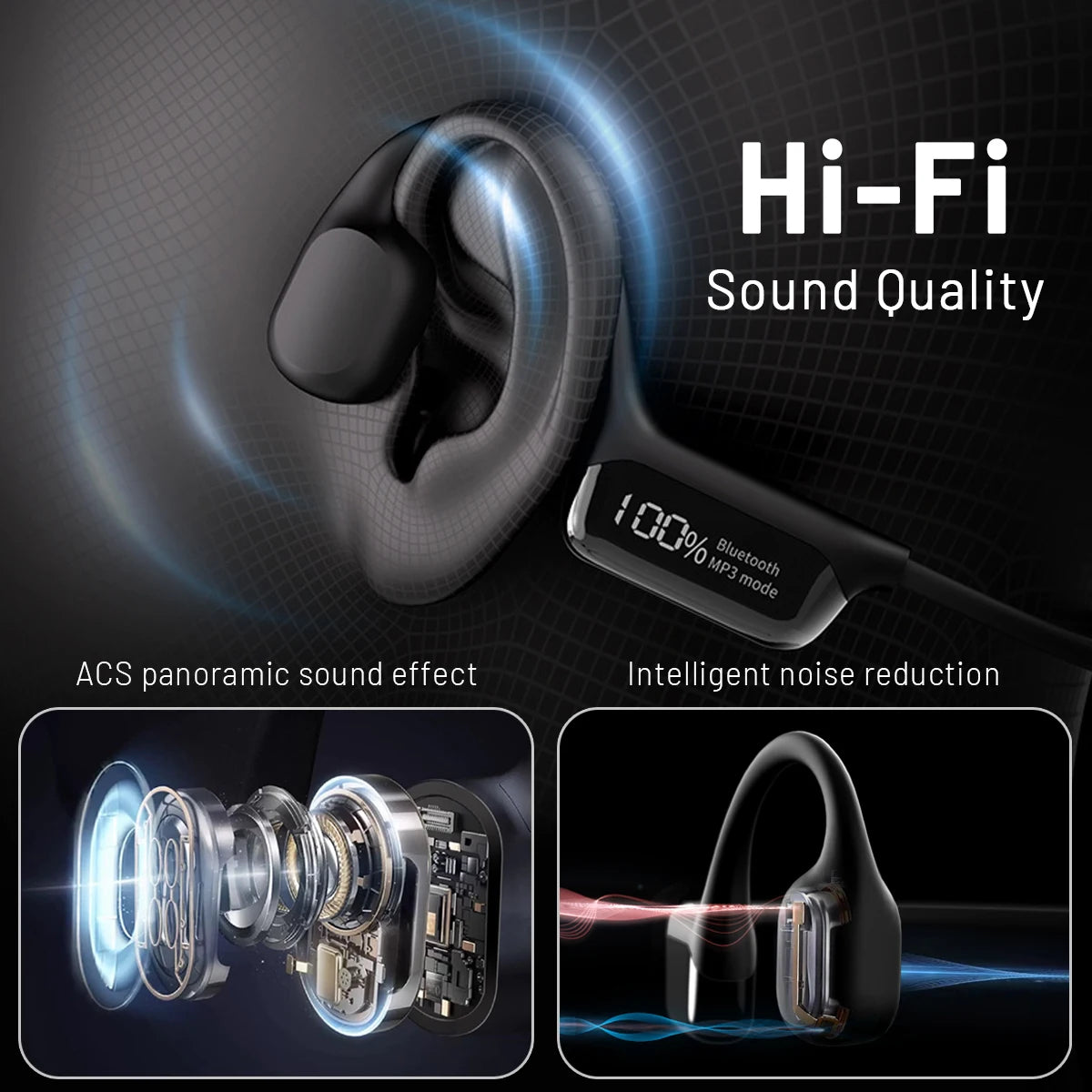 Bluetooth Headphone Swimming Earphone.