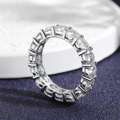 925 Sterling Silver Diamond Wedding Ring