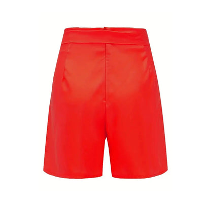 Tie Waist Beach Summer High Waist Shorts.