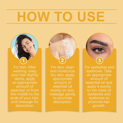 Organic Castor Oil Moisturizing Hair Eyelashes Eyebrows Emollient Relaxation Aromatherapy.