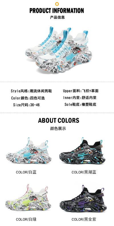 Luxury Men Sneakers Shoes.