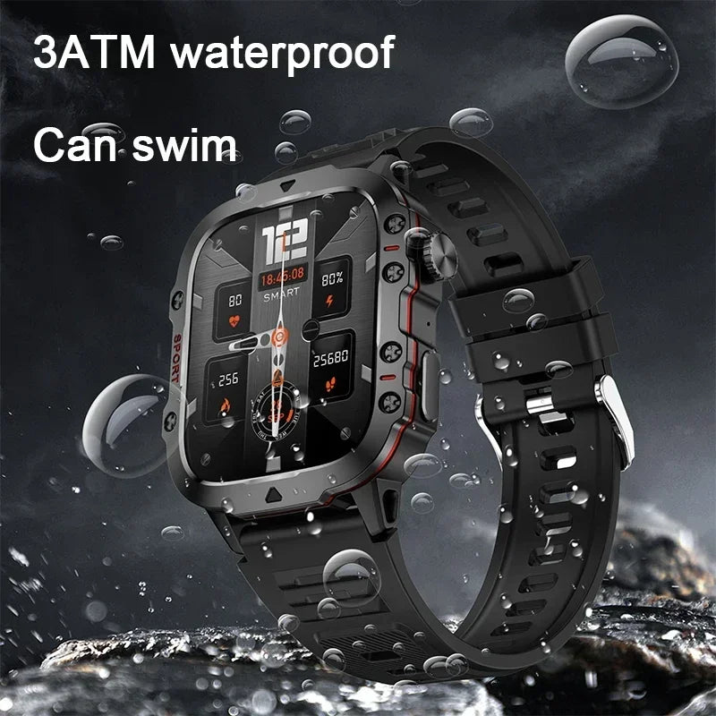 Smartwatch Waterproof Bluetooth Call Ai Voice.