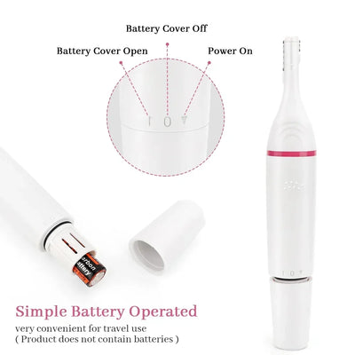 Body Hair Remover Epilator Trimmer Women Bikini Hair Leg.