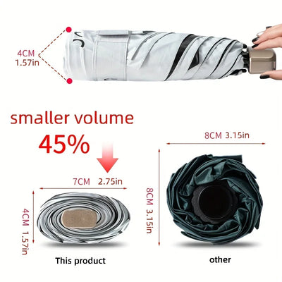 Outdoor Mini Ultralight Folding Umbrella.