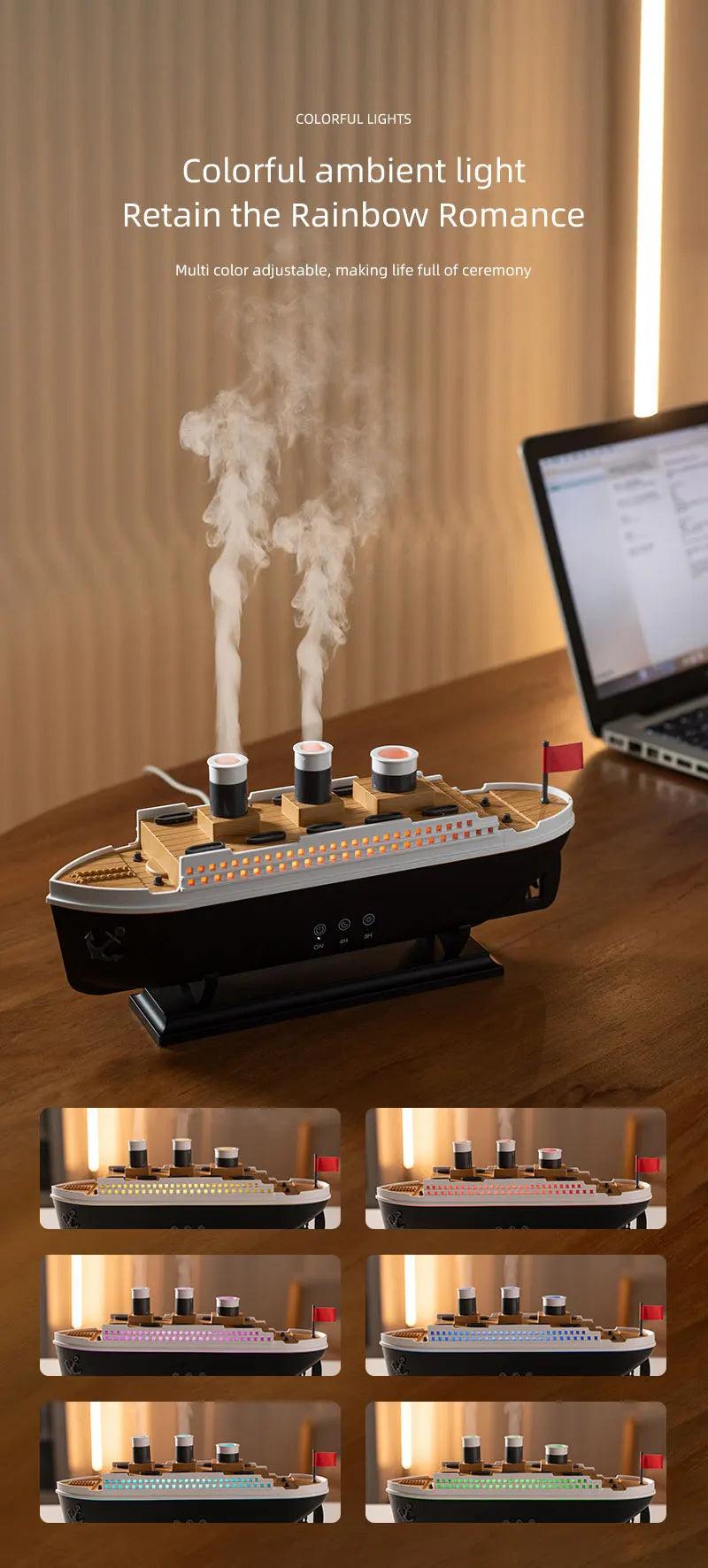 Air Humidifier Jellyfish Smoke Ring Spray.
