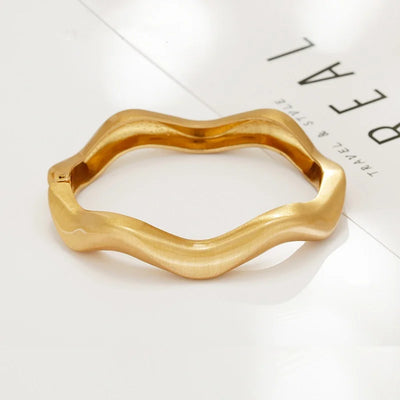 Luxury Gold Color Bangles Bracelet.