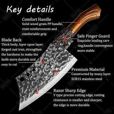 6Pcs Professional Kitchen Chef Knife.