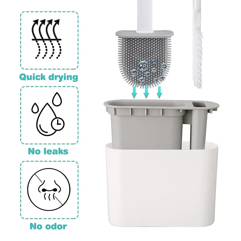 Wall Hanging Toilet Brush.