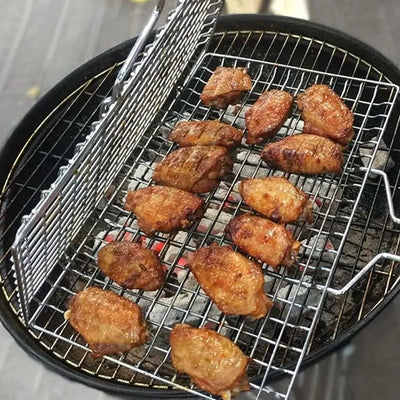 BBQ Mesh Non-Stick Grilling Basket.