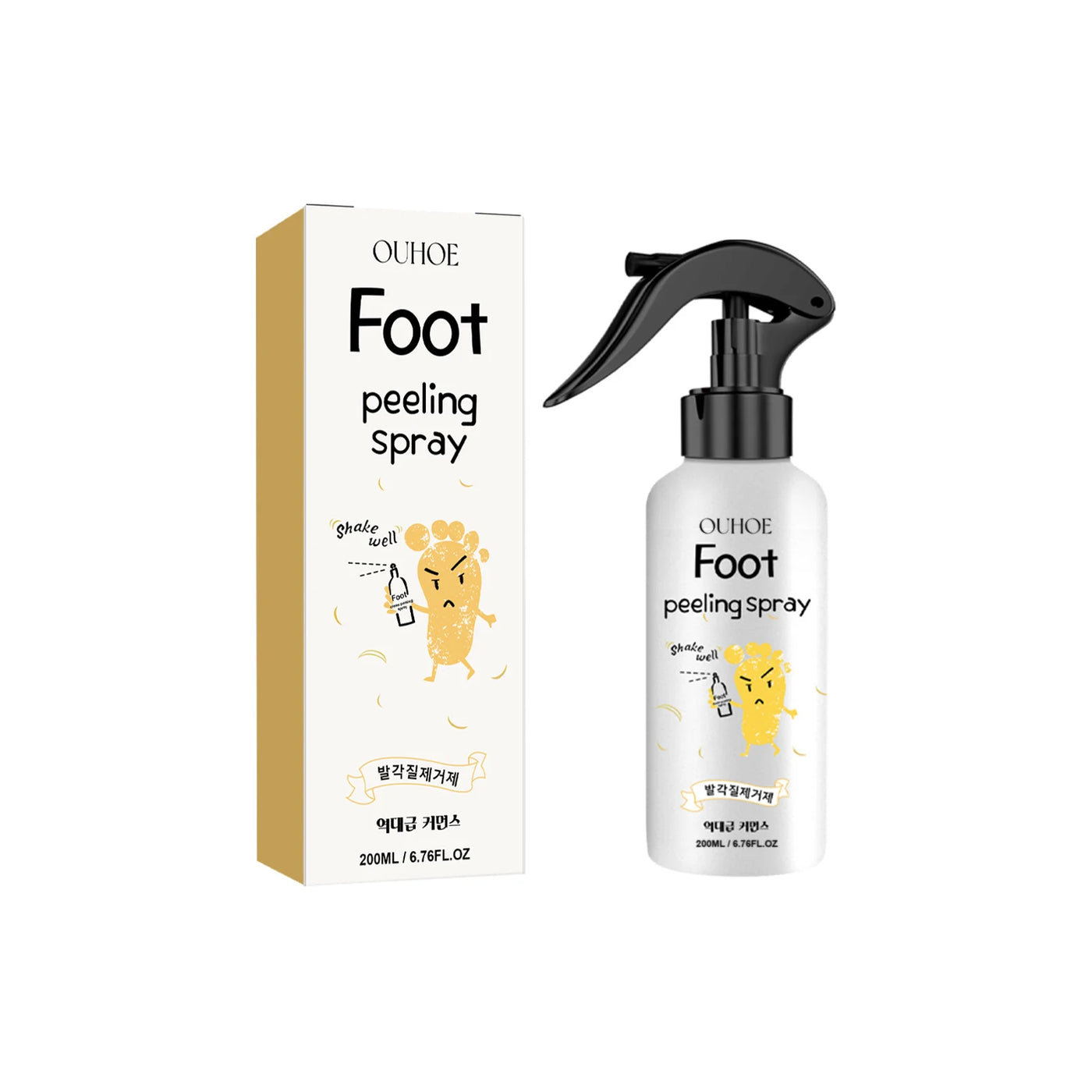 Foot Exfoliating Spray Repair Brightening Anti-Drying.