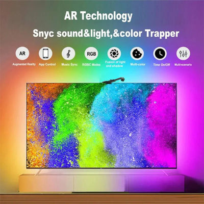 TV Backlight Music Sync Smart Strip Lights.