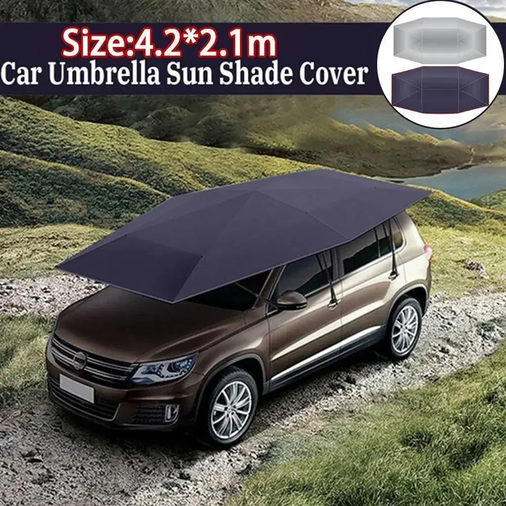 Car Umbrella Anti-UV Vehicle Canopy Protector