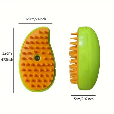 Steamy Dog Brush Electric Spray Cat Hairbrush.