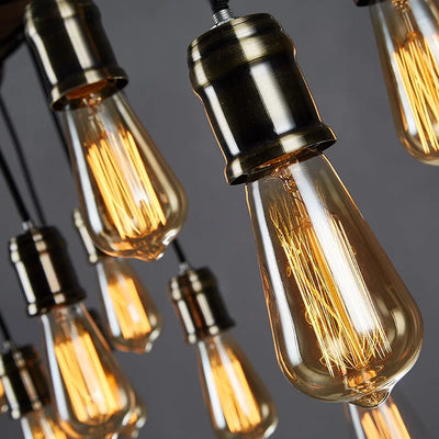 Wheel Pendant lights Metallic luster Hanging Lamps.