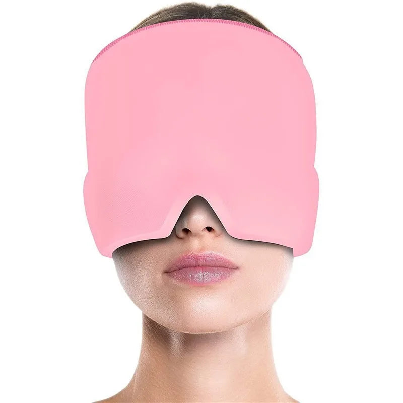 Migraine Relief Hat headache hat Gel Hot Cold Therapy.