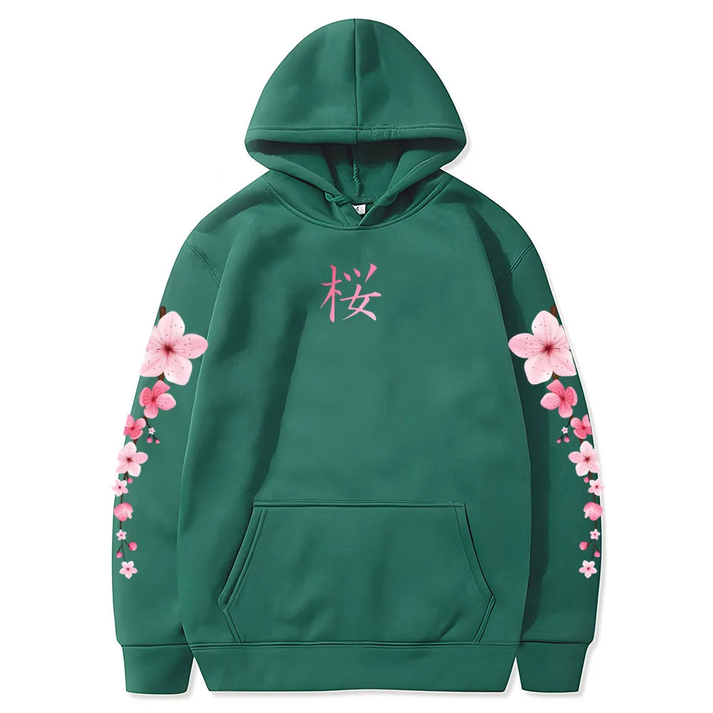 Japanese Blossom Sakura Graphic Hoodies.