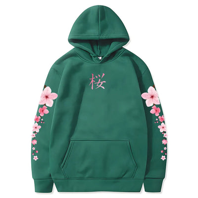 Japanese Blossom Sakura Graphic Hoodies.