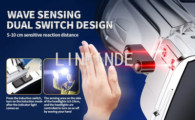 Strong Bald Headlight Ultra Bright
