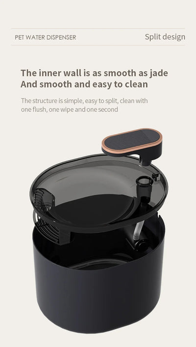 Cat Water Fountain 3L Automatic Dispenser with LED.