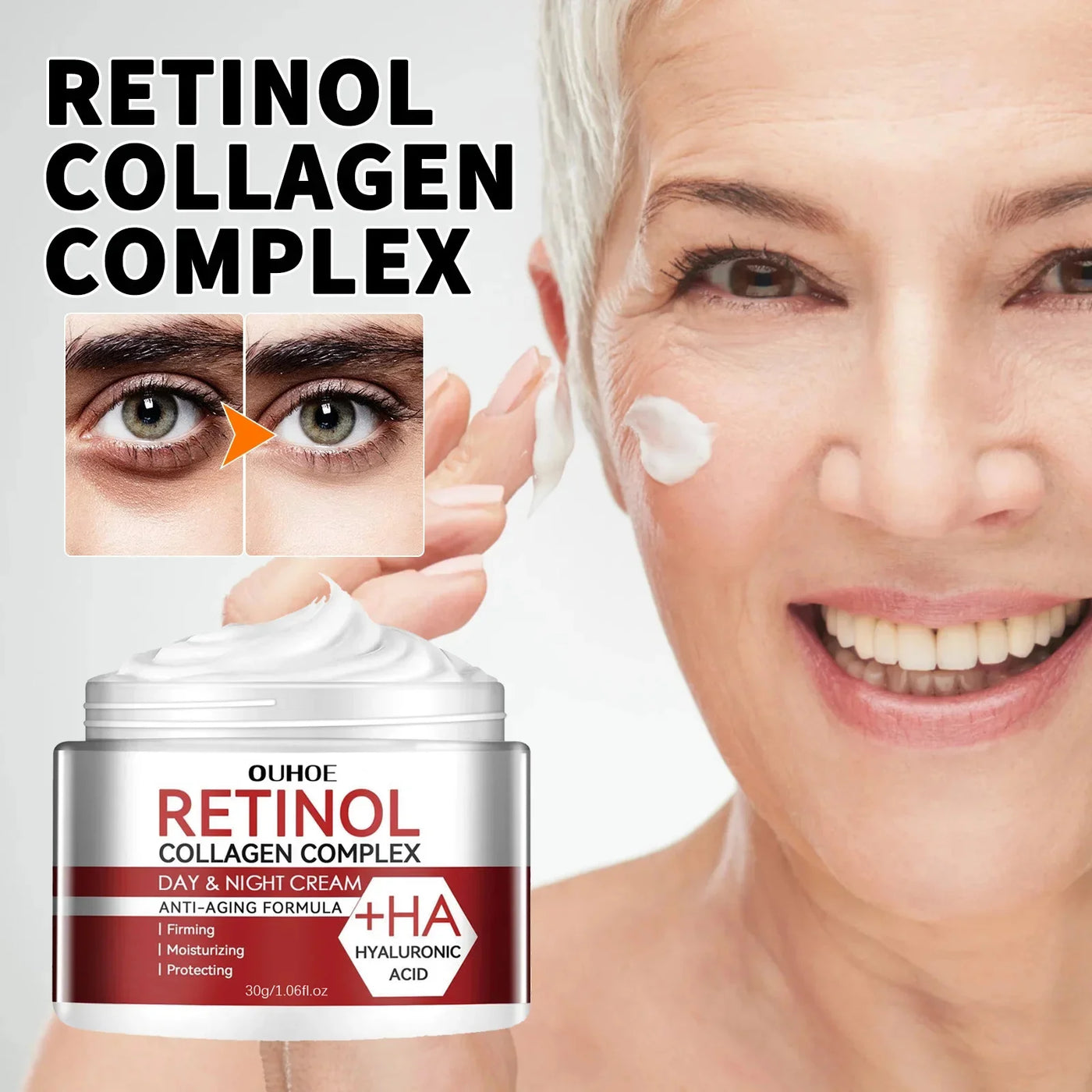 Retinol Wrinkle Remover Face Set Serum.