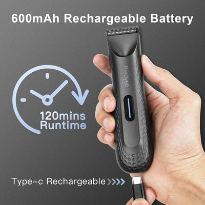 Electric Groin Hair Trimmer for Men Body Groomer.