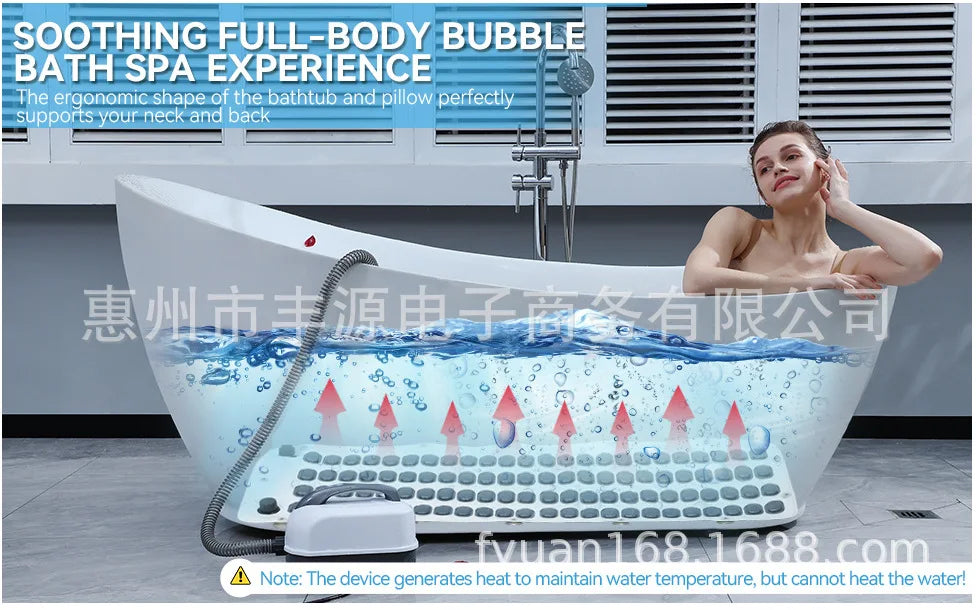 New Electric SPA Bathtub Bubble Massage Mat.