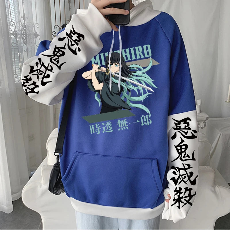 Men Cool Cartoon Printed Sweatshirt Plus Size.