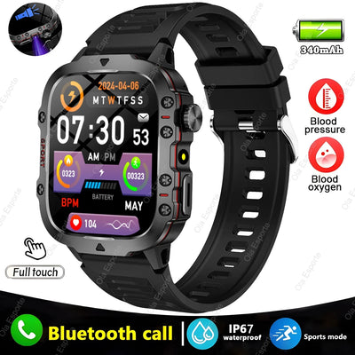 Military Smart Watch Sports Fitness Tracker.
