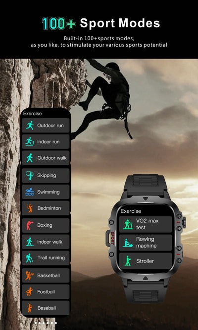 Smartwatch Waterproof Bluetooth Call Ai Voice.