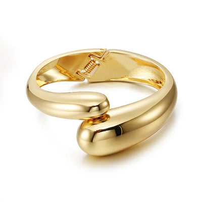 Luxury Gold Color Bangles Bracelet.