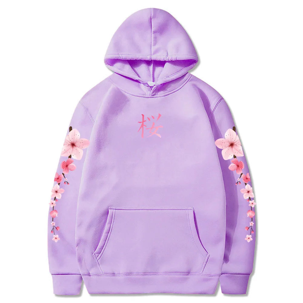 Japanese Blossom Sakura Graphic Hoodies.